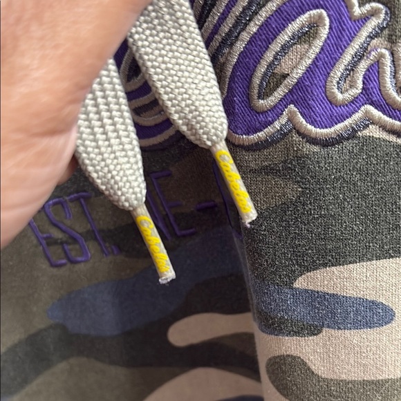 Cabela's Camouflage Hoodie with Purple Accent - Picture 3 of 7